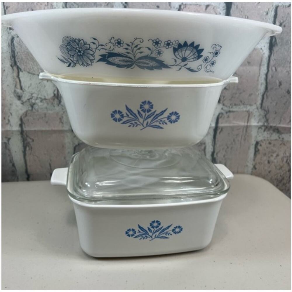 Corning ware Vintage 1 3/4 Qt Baking Dish W/ Lid, 1.5 Quart Rectangular Casserol - Picture 4 of 14